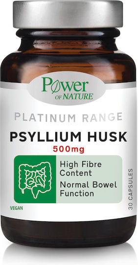 Power Of Nature Platinum Range Psyllium Husk 500мг 30 капси