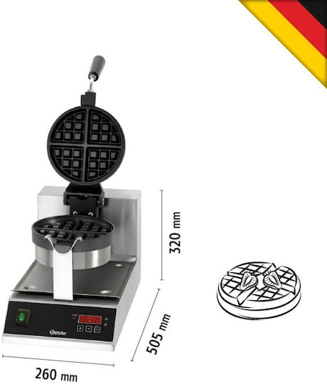 Alfa Frost Fabricație Comercială De Gofre Tip Single 1BW170D