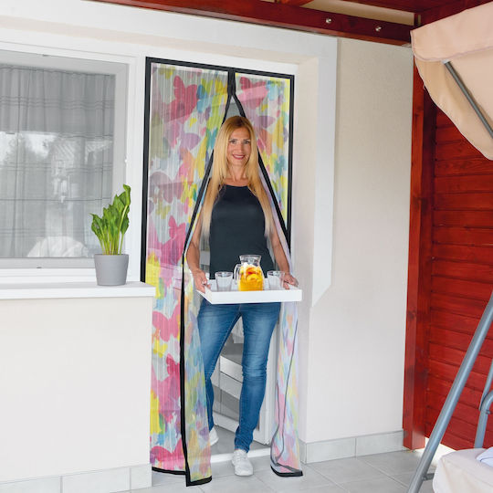 Moskitonetz Tür mit Klebeband mit Magnetverschluss 210x100cm