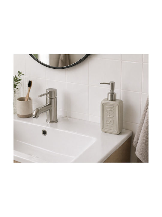MRShome Dispenser Μεταλλικό Λευκό 300ml