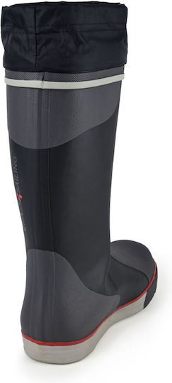 C4s Sailing Boots Long Black Grey