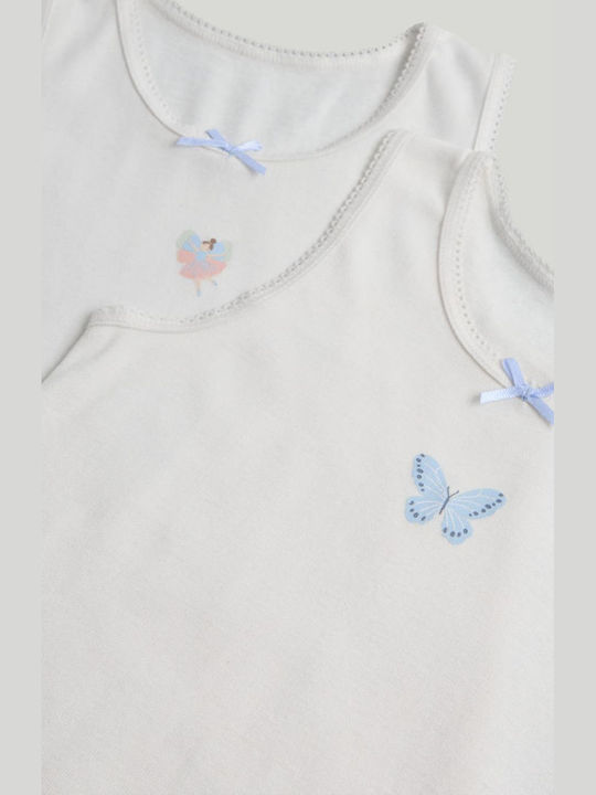 Mothercare Set Lenjerie Pentru Copii Cămăși De Corp Fără Mâneci Multicolore 2 Bucăți