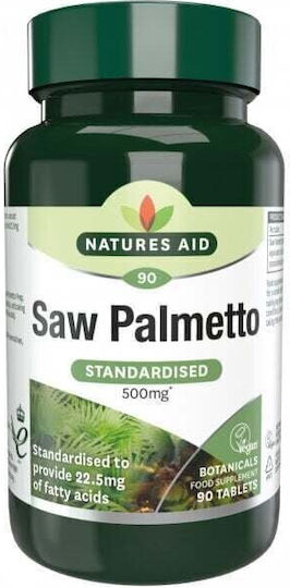 Natures Aid Saw Palmetto 90 Таблетки 100 Капсули