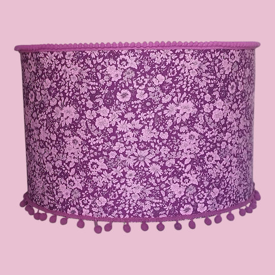Oxygen Purple Shadow Floor Lamp with E27 Lamp Bulb Base Purple