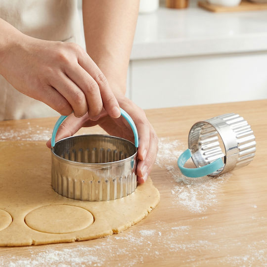 Baker's Secret Rostfreier Stahl Keksausstecher Set 3 Stücke Kekse Kuchen Fondant