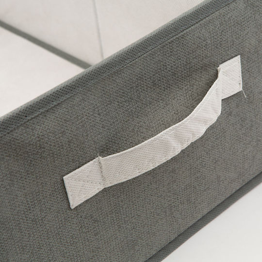 Casetă Textilă De Depozitare Pantofi Gri 38.5x24x16.5cm