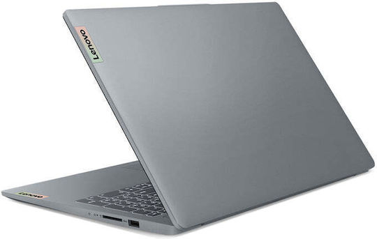 Lenovo IdeaPad Slim 3 15AMN8 15.6" IPS Full HD Ryzen 5-7520U 16GB 512GB SSD Без Операционна Система Арктически Сив Език На Клавиатурата BG