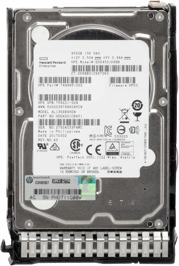 HP 450GB HDD Hard Drive 3.5" SAS 3.0 15000rpm For Server W125867462