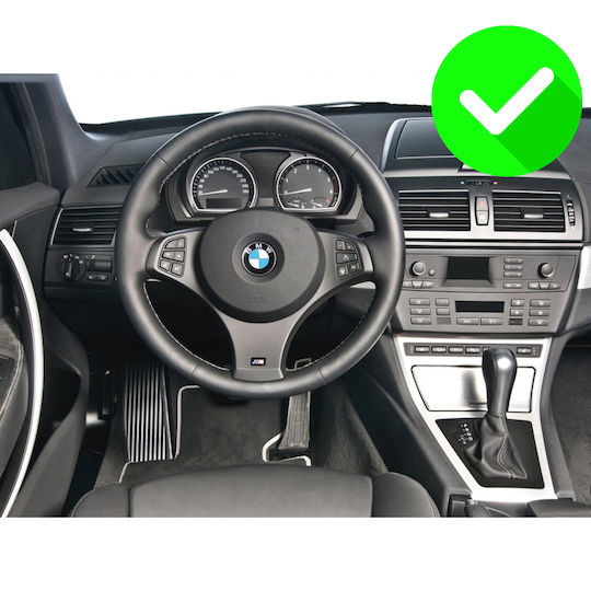 Carmedia Ηχοσύστημα Αυτοκινήτου για BMW X3 (E83) 2003-2010 (Bluetooth/USB/AUX/WiFi/GPS/Apple-Carplay/Android-Auto) με Οθόνη Αφής 9.5"