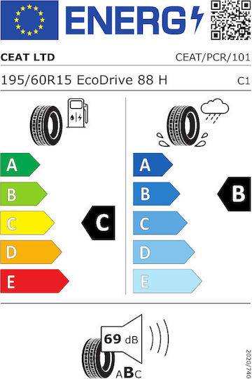 CEAT 195/60R15 88Електронна търговия Летни гуми Гума за Пътник Кола