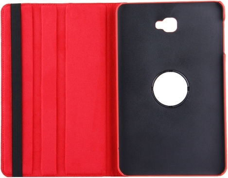 Rotating Flip Cover Περιστρεφόμενη Κόκκινη (Galaxy Tab A 10.1 2016)