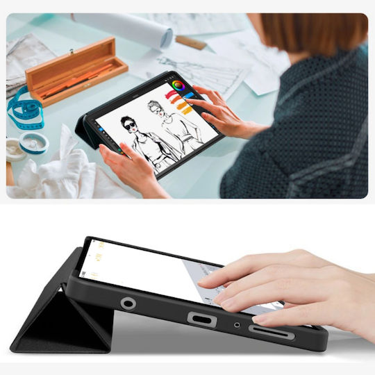 Tech-protect Smartcase Galaxy Tab A9 A11 8.7 X110 X115 X133 X135 Черен