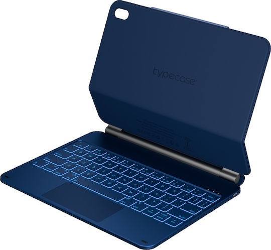 Typecase Case Edge Tastatur iPad 11'' (A16) 2025 iPad 10,9'' 2022 Pacific Blau Kb206-100-d-pbu-pbu-b-us-v5b