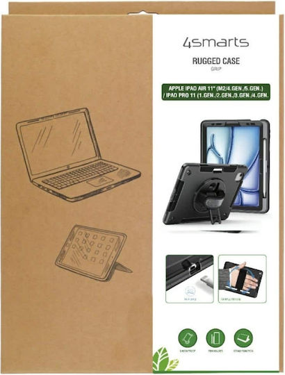 4Smarts Flip Cover Durable Black for iPad Air 2020/2022