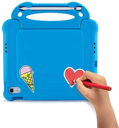 Pipetto Flip Cover με Πληκτρολόγιο για Παιδιά στα Αγγλικά US Μπλε (iPad 2022 10.9'')