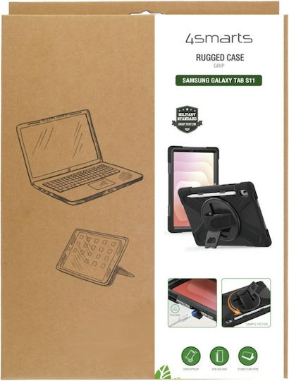 4Smarts Back Cover Ανθεκτική Μαύρη (Samsung Galaxy Tab S11)