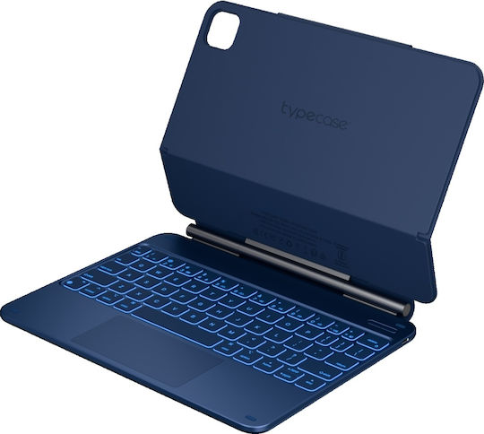 Typecase Калъф Edge Клавиатура iPad Air 11 2024/2025 Pacific Blue Kb206-110-d-pbu-pbu-b-us-v5b