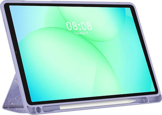 Tech-Protect SC Pen Hybrid Flip Cover Lila (Galaxy Tab A9 / Galaxy Tab A11)