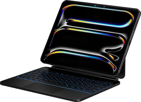 Typecase Klappdeckel Tablet Hülle Ipad Air 13 2024/2025 Carbon Fiber Kb206-129-e-cbkcbk-blk-b-us-v5