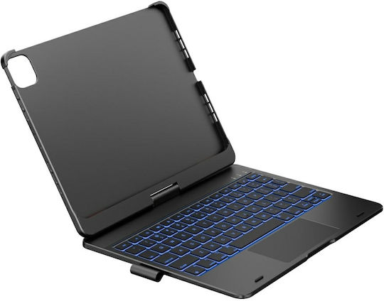 Typecase Case Flexbook Touch Tastatur iPad Air 11 2024/2025 Grau Kb201t-110-b-sgy-blk-b-us-v4