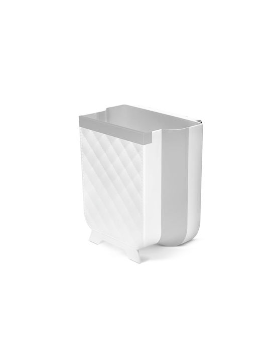 Coș De Gunoi Pentru Dulap Din Plastic Alb 12lt