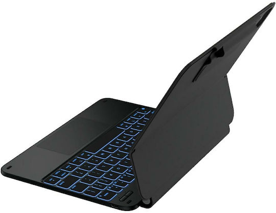 Typecase Edge Klappdeckel Robust mit Tastatur im Internationales Englisch Schware (iPad Air 11 2024/2025)