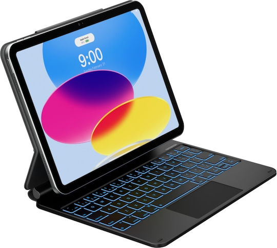 Typecase Case Edge Keyboard iPad 11'' A16 2025 iPad 10.9'' 2022 Black Kb206-100-d-blk-blk-b-us-v5b
