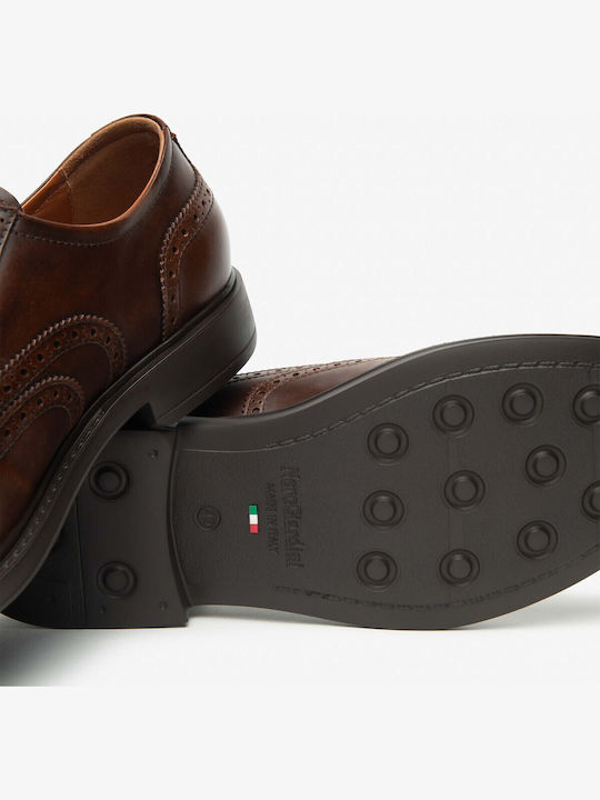Leder Herren Oxfords Beige