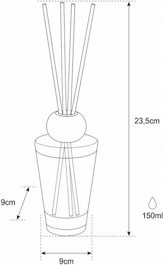 Ароматизатор За Дом Sticks 150ml Бергамот Mrshome Mrshome Df-0077002