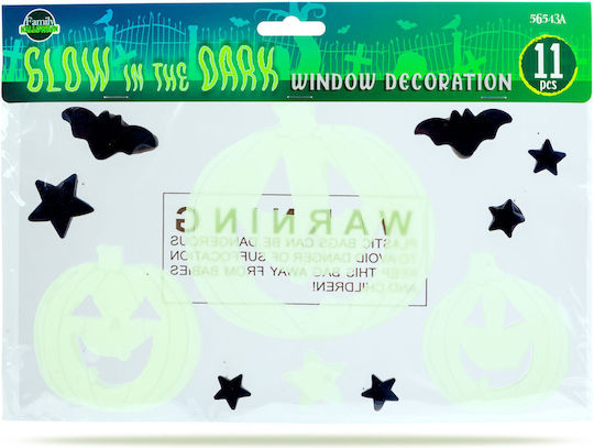 Autocolant Decorativ Pentru Copii Pentru Sticlă 29x16cm 11 Bucăți