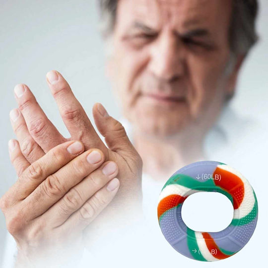 Uncle George Power Greifer Ring Für Finger- und Handtraining Mehrfarbig mit Maximaler Widerstand bis 32kg