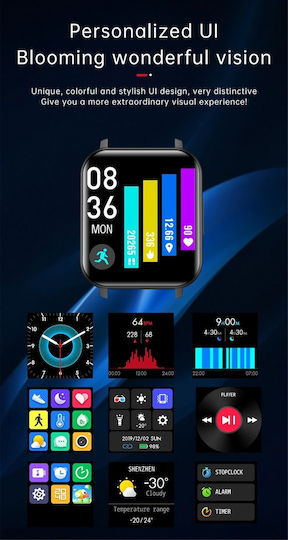 T500 Plus Smartwatch (Pink)