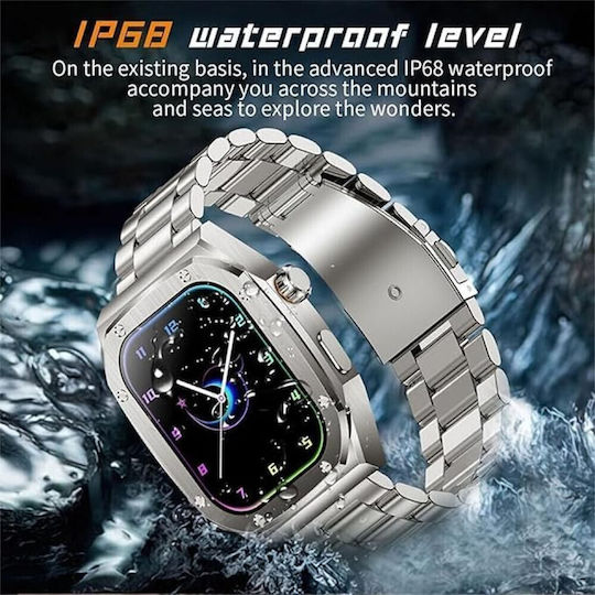 Z85 Max Smartwatch με Παλμογράφο (Μπλε)