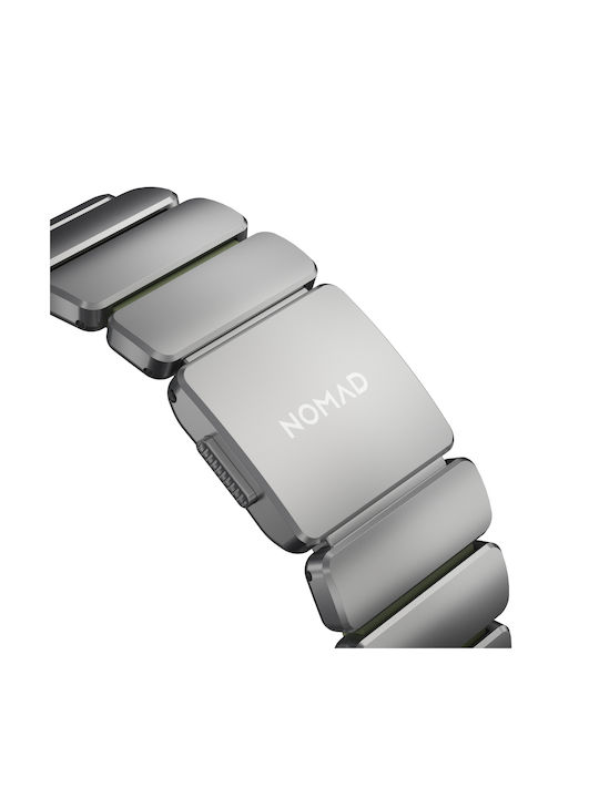 Nomad Stratos Band Natural Titanium Forest Green Fkm Aw 45 46 49mm Nm009568858
