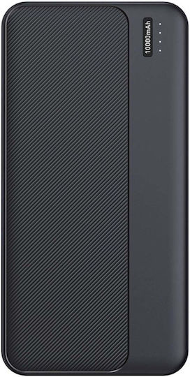 Diva PB-104B Power Bank 10000mAh with 2 USB-A Ports and USB-C Port Black