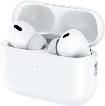 Pavareal P6 In-ear Bluetooth Handsfree Ακουστικά με Θήκη Φόρτισης Λευκά