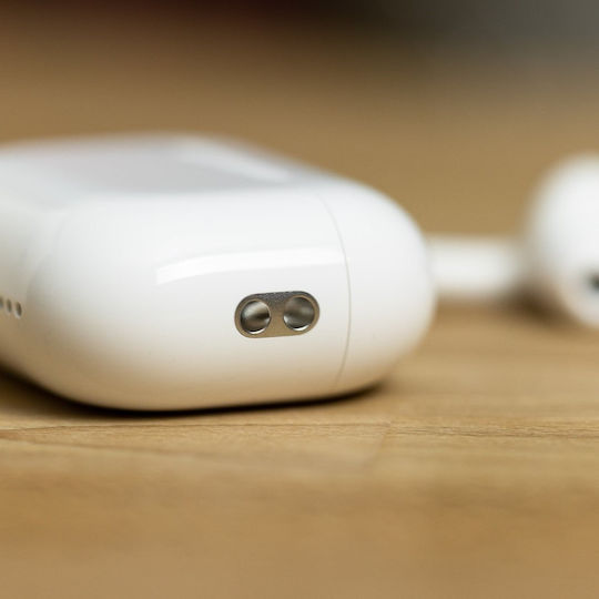 Moxom LX-TW803 In-ear Bluetooth Handsfree Ακουστικά με Θήκη Φόρτισης Λευκά