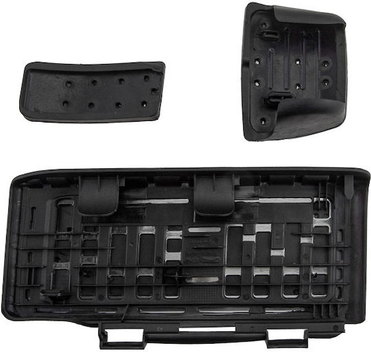 NTY Car Pedal Set Non Slip for VW Golf / Passat Silver 3 Pieces