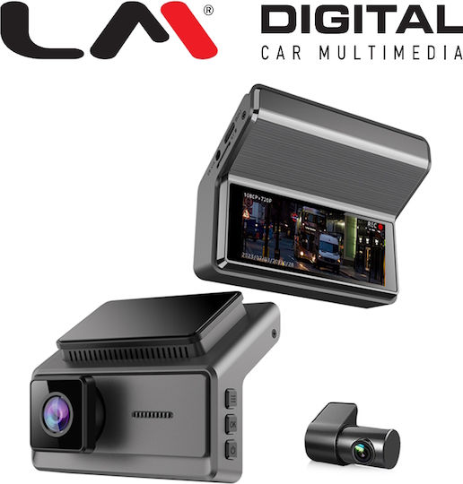 LM Digital X212-Q8 PRO Car Digital Video Recorder Set 1440P with Screen & Rear Camera