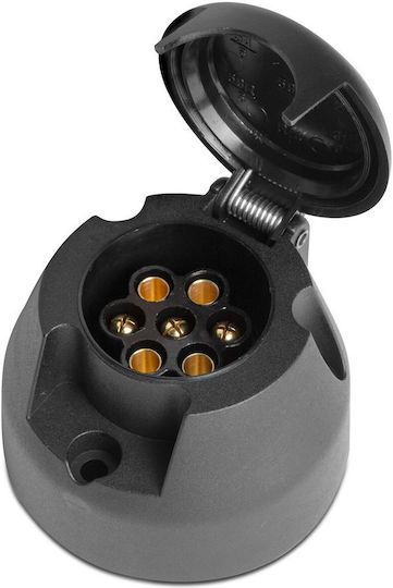Conector Priză Remorcă 7-Pin 12V Standard Iso1724 Negru