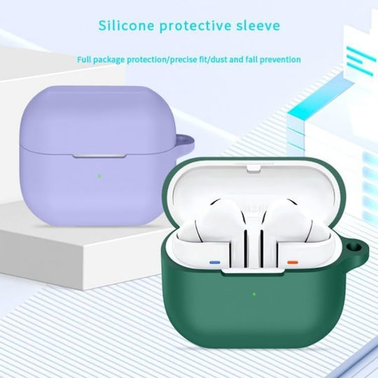 Techsuit Husă în culoarea Albastru marin pentru Samsung Galaxy Buds 3 / 3 FE / 3 Pro