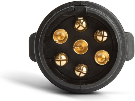 Conector Remorcă 7-Pini 12v Pliabil Standard Auto Iso1724 Negru