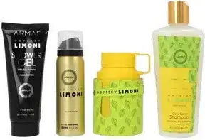 Armaf Odyssey Limoni Fresh Edition Set Edp 100 Ml + Body Spray + Shower Gel + Shampoo Fresh Luxury