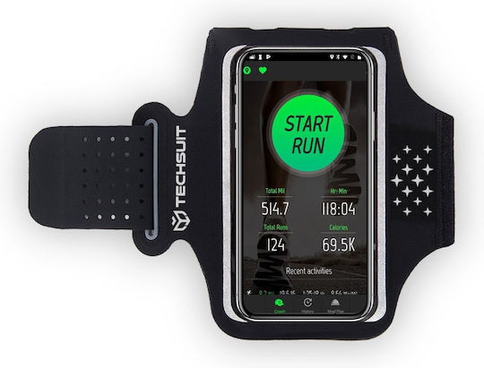 Universelle Handyhülle Max 6.5 Zoll Techsuit Sports Th10 Graue
