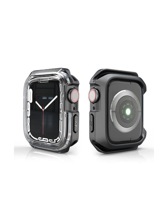 Devia Silicone Case Black Colour for Apple Watch 45mm