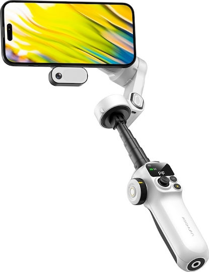 Handy-Gimbal mit 3-Achsen-Stabilisierung und 6 Stunden Batterielaufzeit Weiß