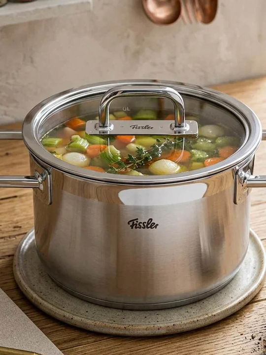Fissler Viseo Pro Βαθιά Ανοξείδωτη Κατσαρόλα 2.1lt / 16cm