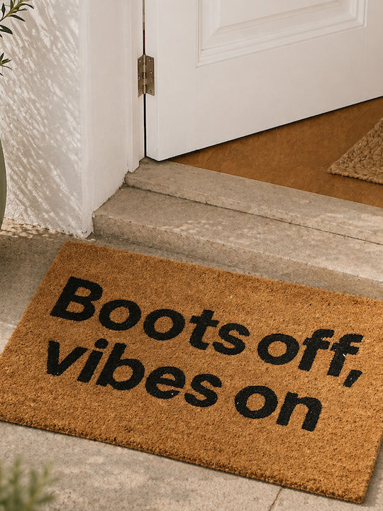 MRShome Πατάκι Εισόδου Boots Off, Vibes On 59x39εκ.
