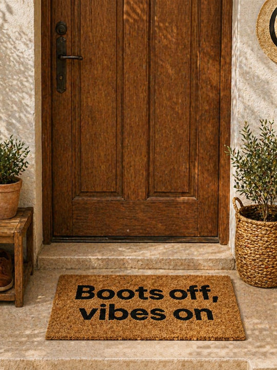 MRShome Πατάκι Εισόδου Boots Off, Vibes On 59x39εκ.