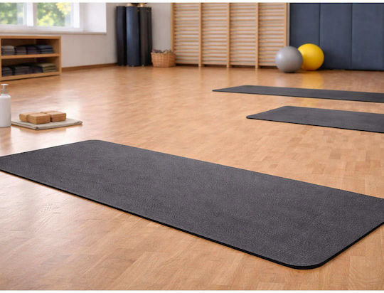 Verk Group Στρώμα Γυμναστικής Pilates Μαύρο (183x60cm)